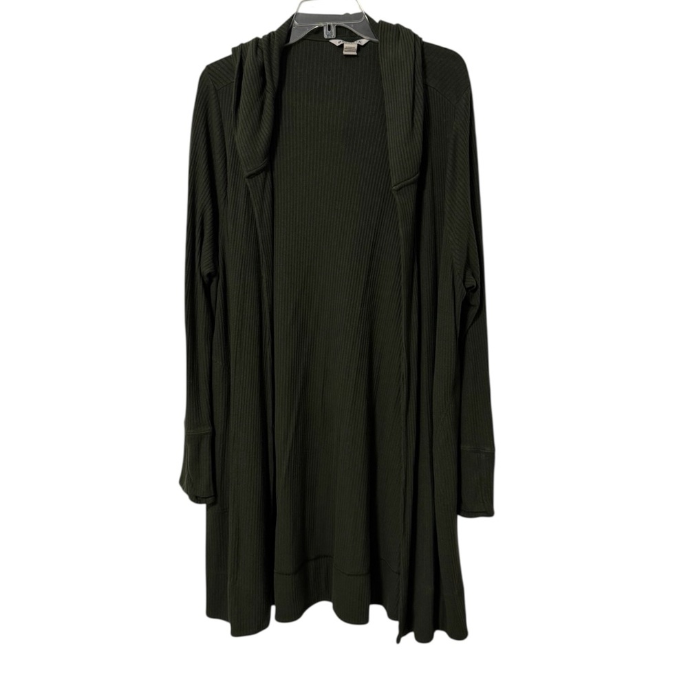 Athleta Olive Green Hooded Cardigan Women’s Size 1X